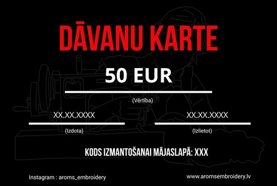 DĀVANU KARTE-50